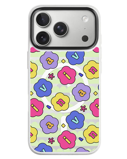iPhone Rearguard MagSwap - Flower Petals Monogram 2.0
