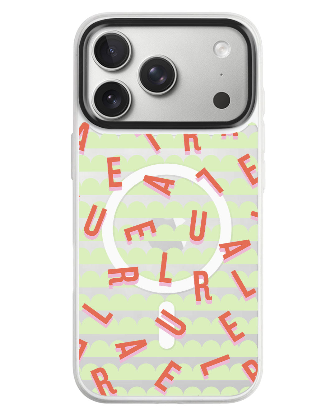 iPhone Rearguard MagSwap - Monogram 1.0 Coral
