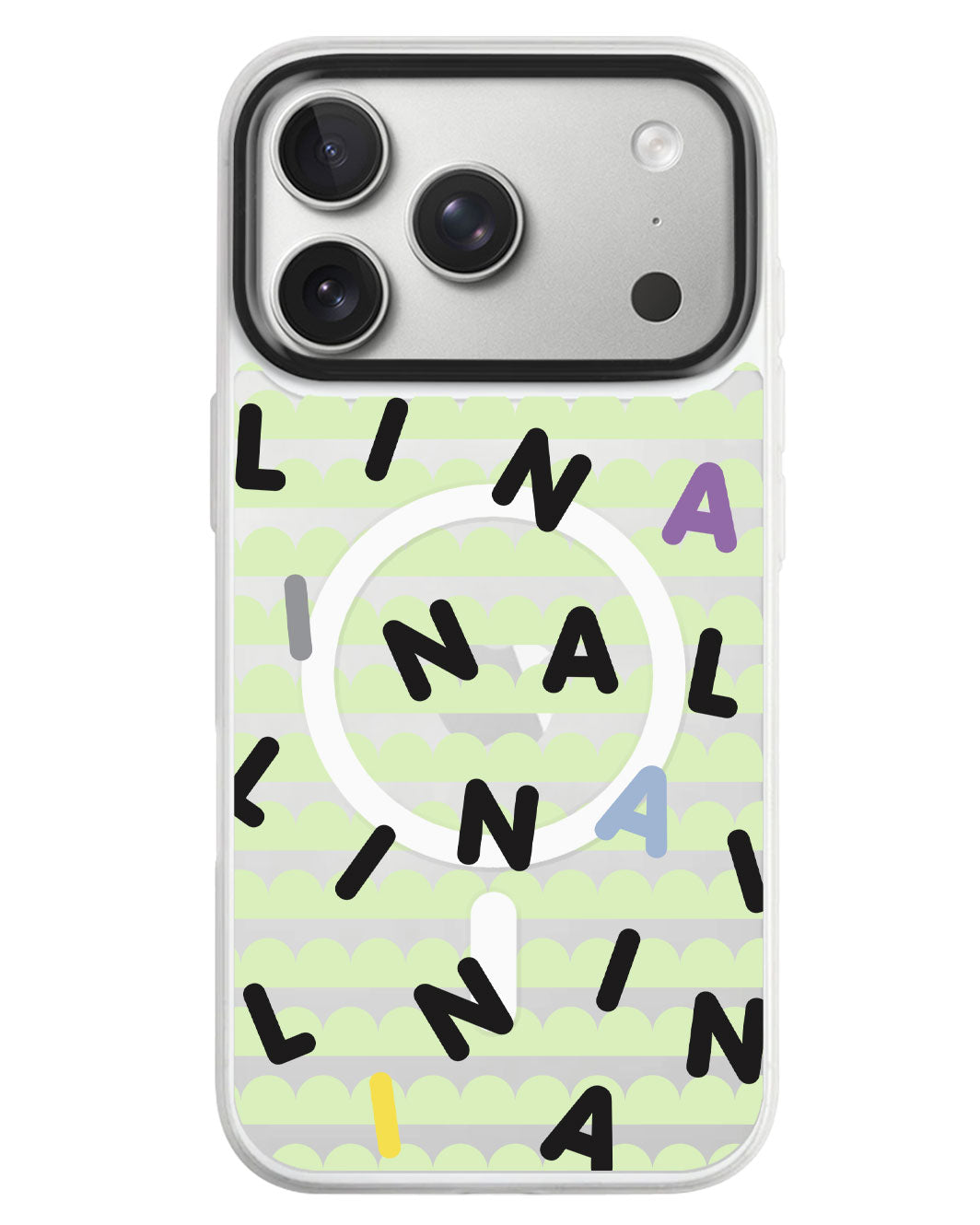 iPhone Rearguard MagSwap - Monogram 2.0 Hitam