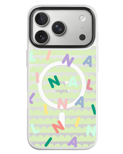 iPhone Rearguard MagSwap - Monogram 2.0 Rainbow