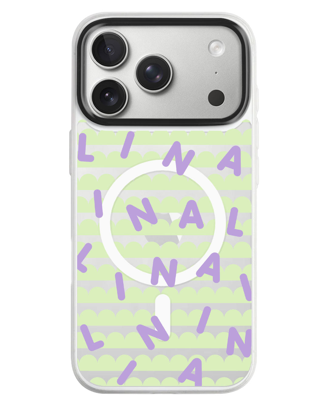 iPhone Rearguard MagSwap - Monogram 2.0 Ungu
