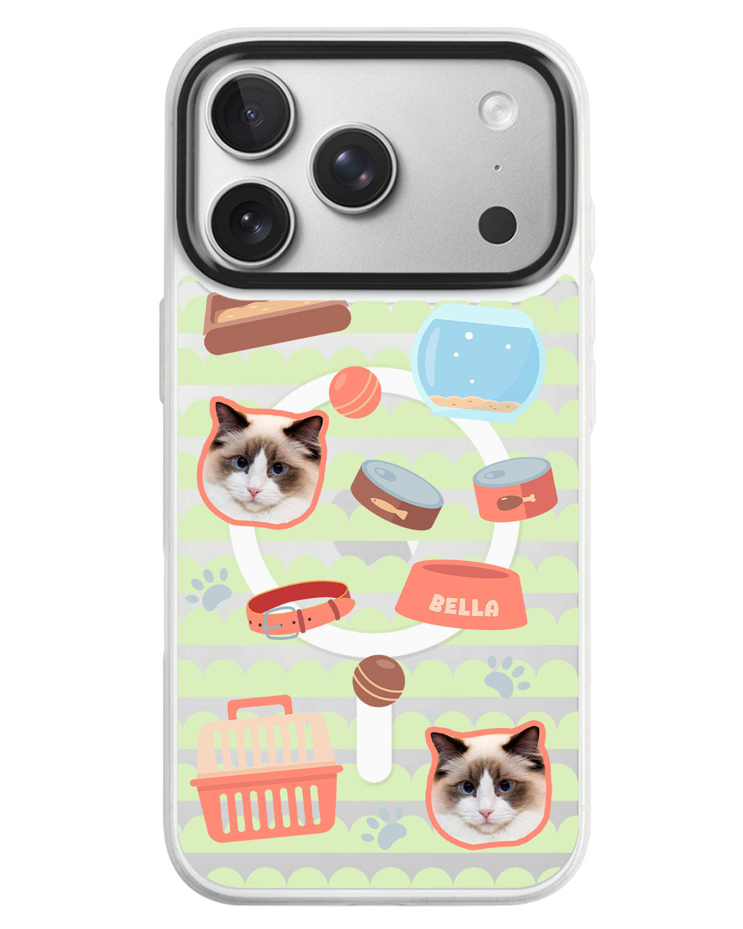 iPhone Rearguard MagSwap - Pet Grid Kitty Cozy Corner