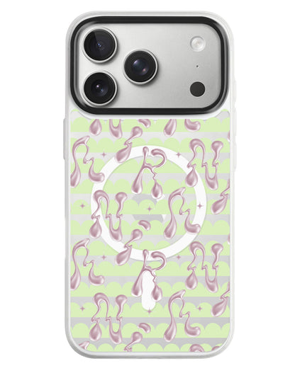 iPhone Rearguard MagSwap - Pink Chrome Monogram 2.0