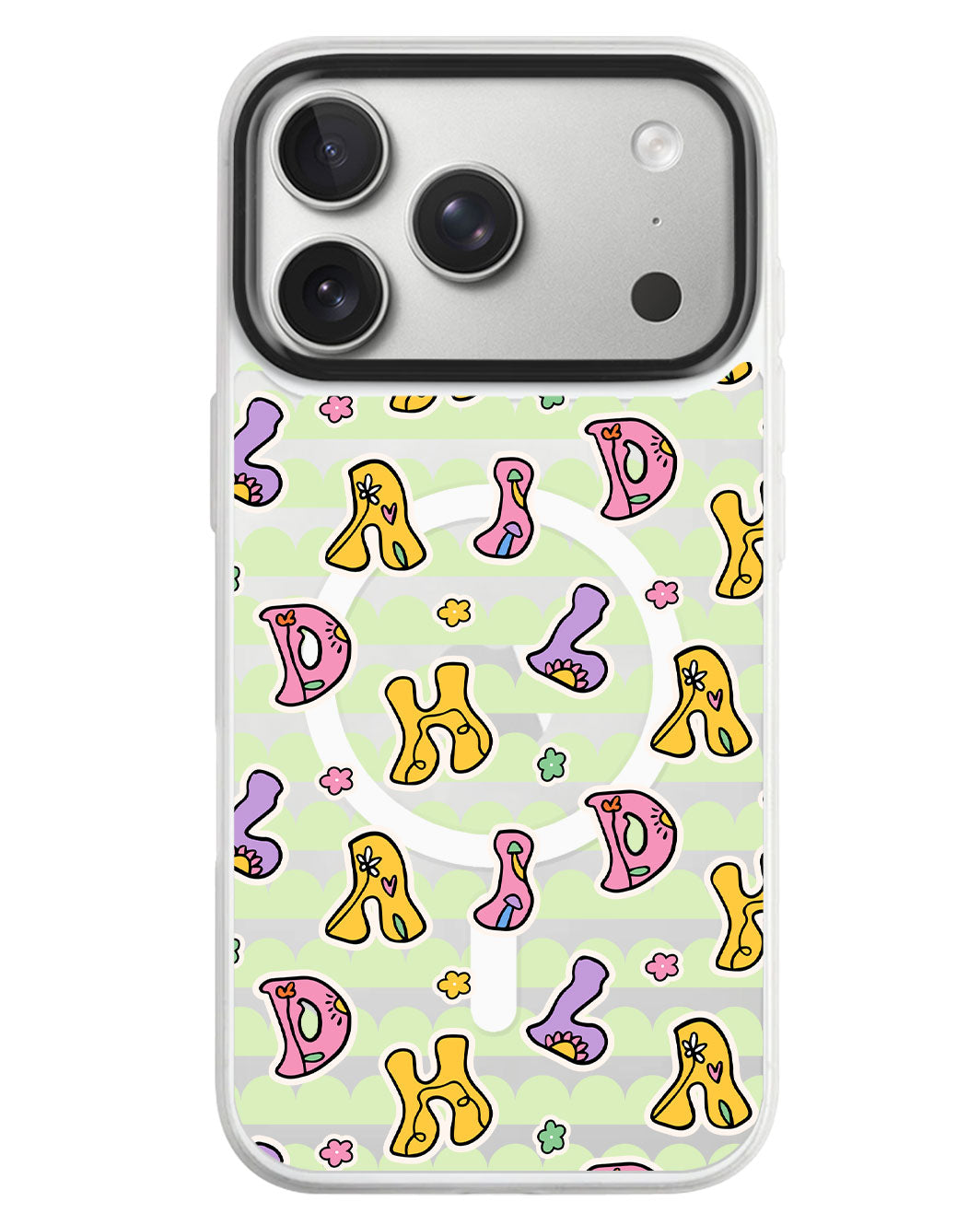 iPhone Rearguard MagSwap - Playful Monogram 7.0