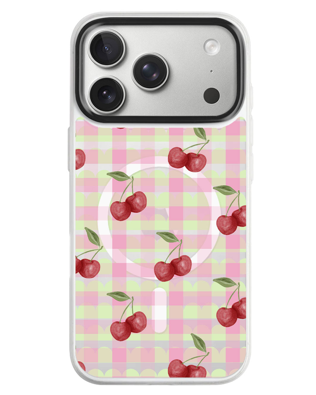 iPhone Rearguard MagSwap - Cherry Tartan