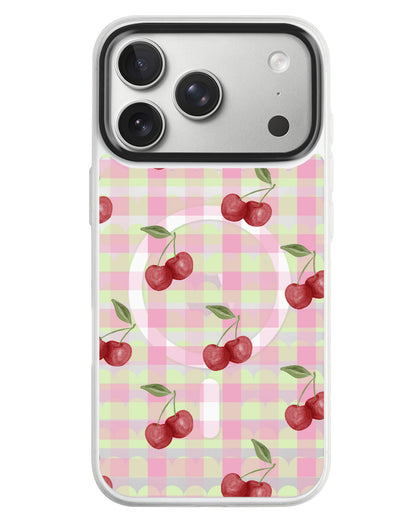 iPhone Rearguard MagSwap - Cherry Tartan
