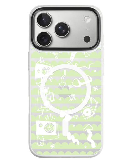 iPhone Rearguard MagSwap - Rock N Roll White