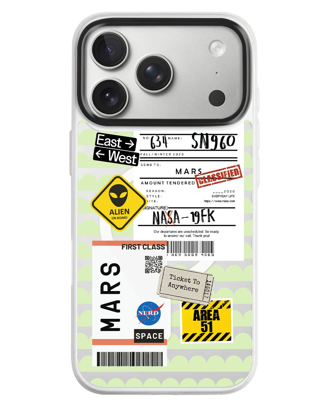iPhone Rearguard MagSwap - Ticket To Mars