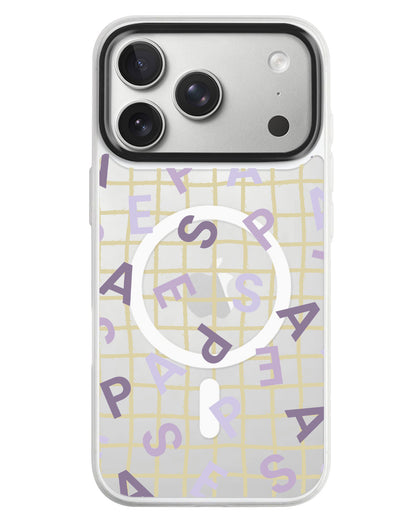 iPhone Rearguard MagSwap - Aespa Monogram