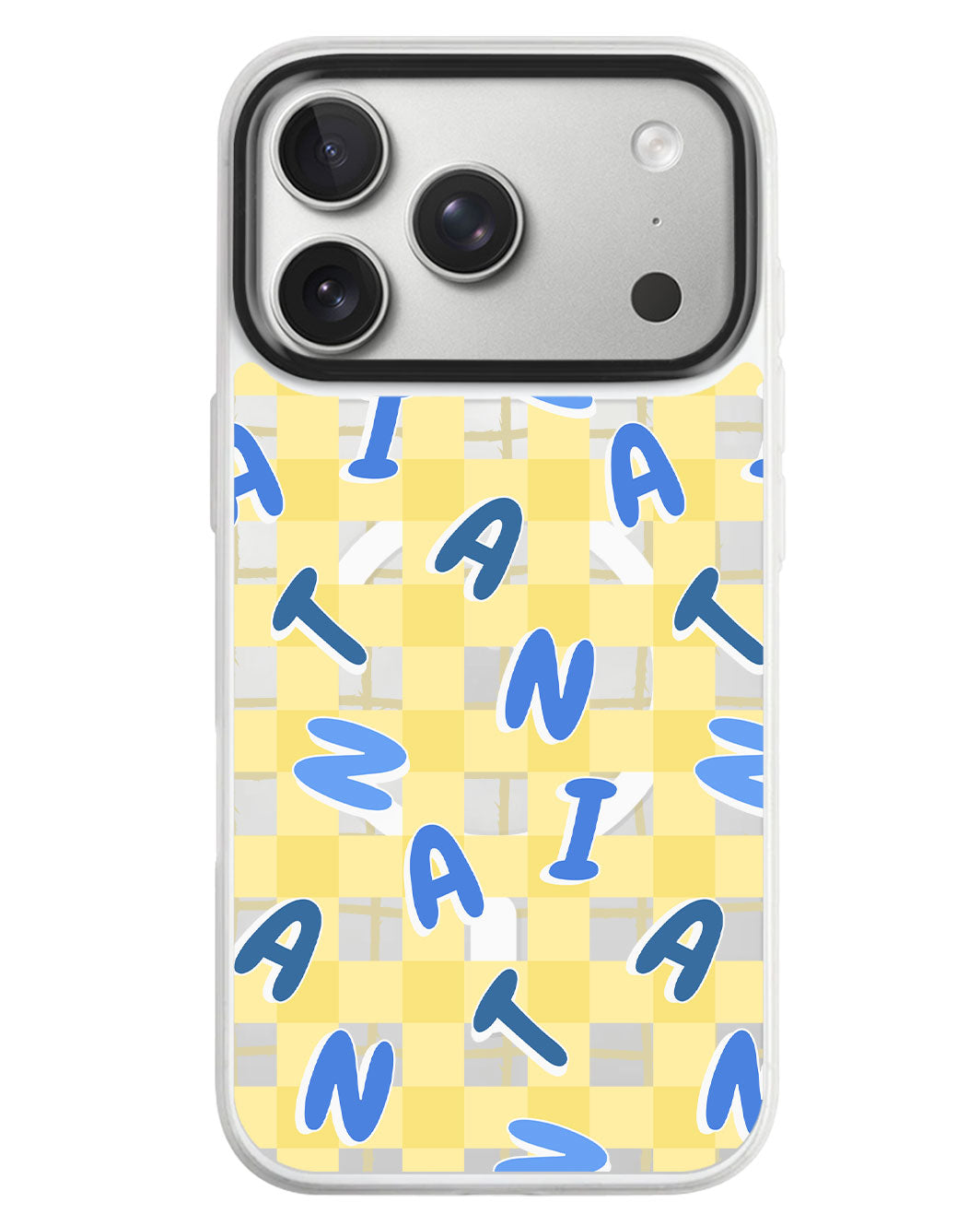 iPhone Rearguard MagSwap - Checkered Monogram 3.0