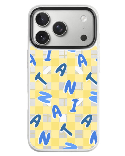 iPhone Rearguard MagSwap - Checkered Monogram 3.0