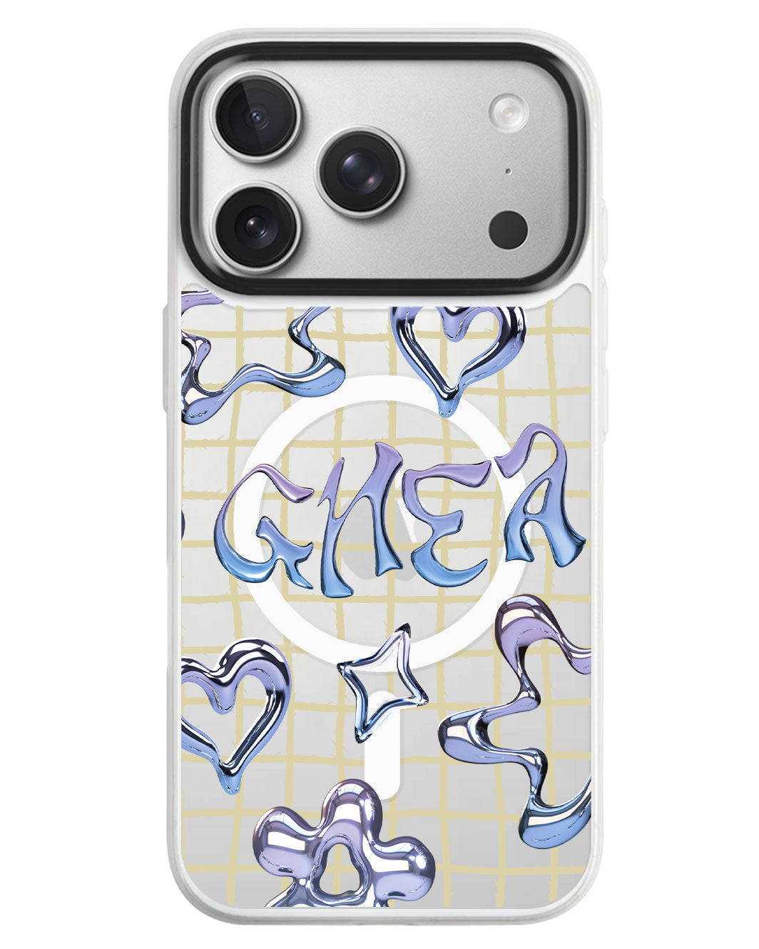 iPhone Rearguard MagSwap - Chrome Monogram 1.0