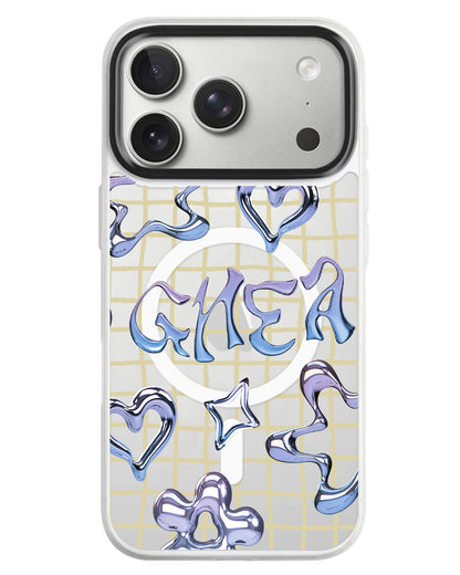 iPhone Rearguard MagSwap - Chrome Monogram 1.0