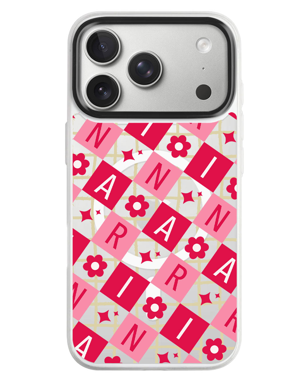 iPhone Rearguard MagSwap - Flower Grid Monogram 1.0