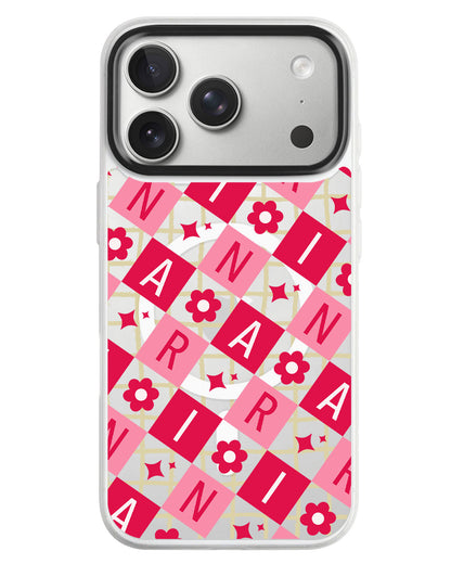 iPhone Rearguard MagSwap - Flower Grid Monogram 1.0