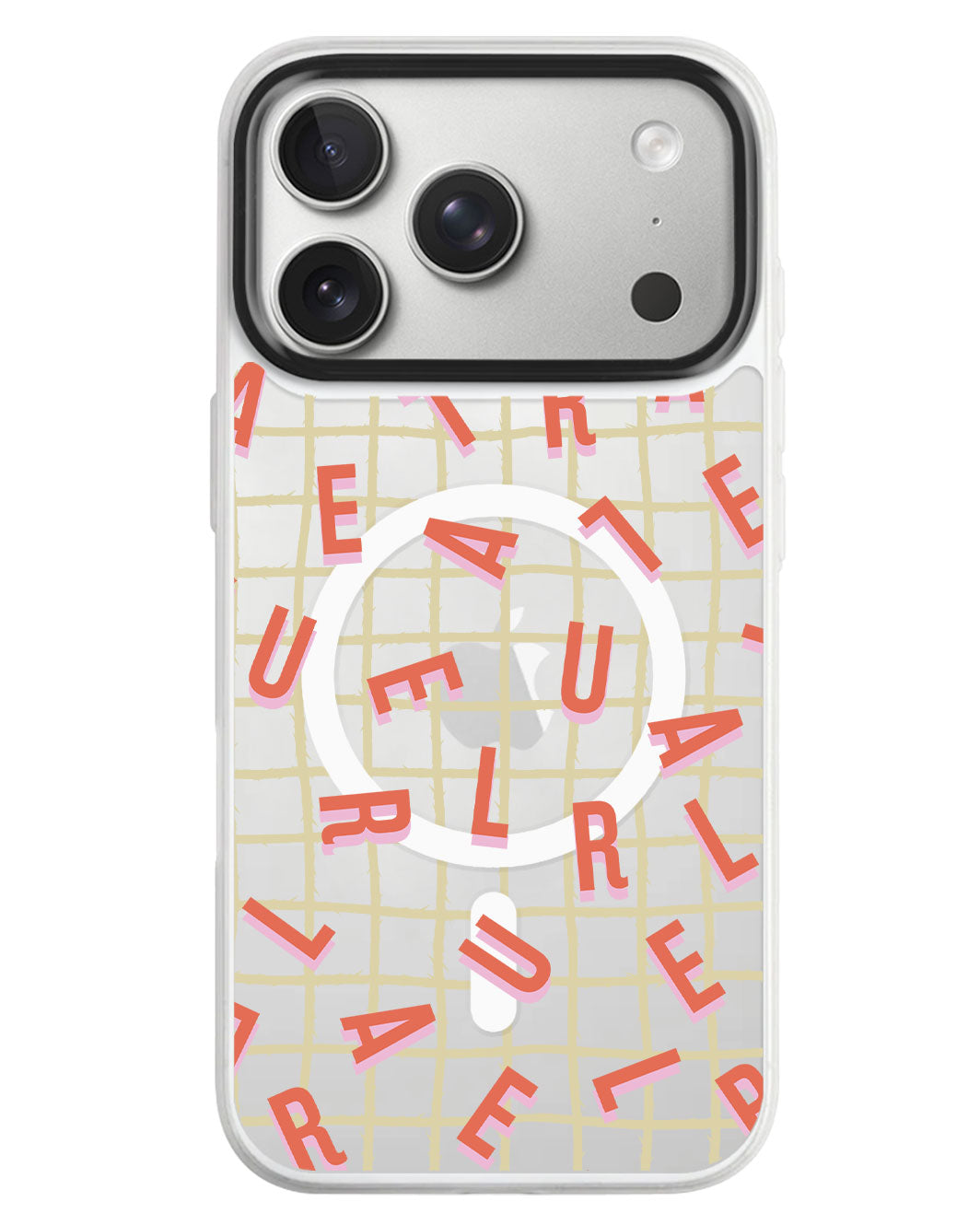 iPhone Rearguard MagSwap - Monogram 1.0 Coral