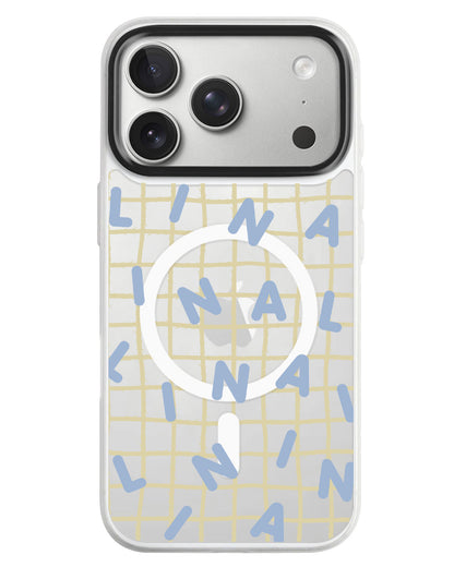 iPhone Rearguard MagSwap - Monogram 2.0 Blue