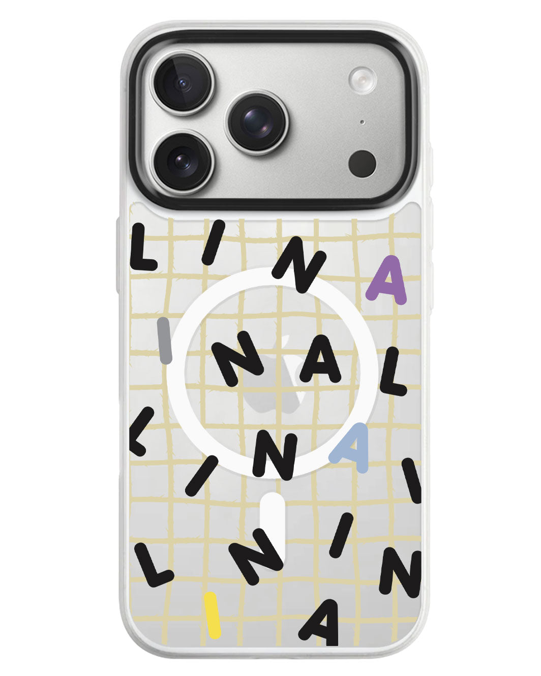 iPhone Rearguard MagSwap - Monogram 2.0 Hitam