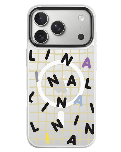 iPhone Rearguard MagSwap - Monogram 2.0 Hitam