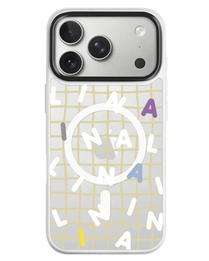 iPhone Rearguard MagSwap - Monogram 2.0 Putih