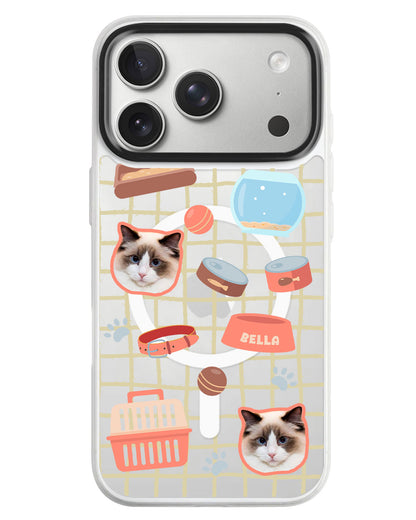 iPhone Rearguard MagSwap - Pet Grid Kitty Cozy Corner