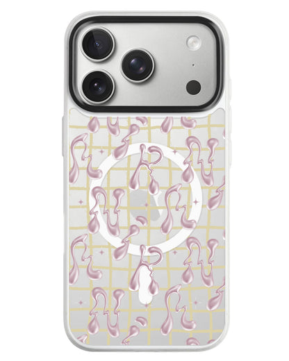 iPhone Rearguard MagSwap - Pink Chrome Monogram 2.0
