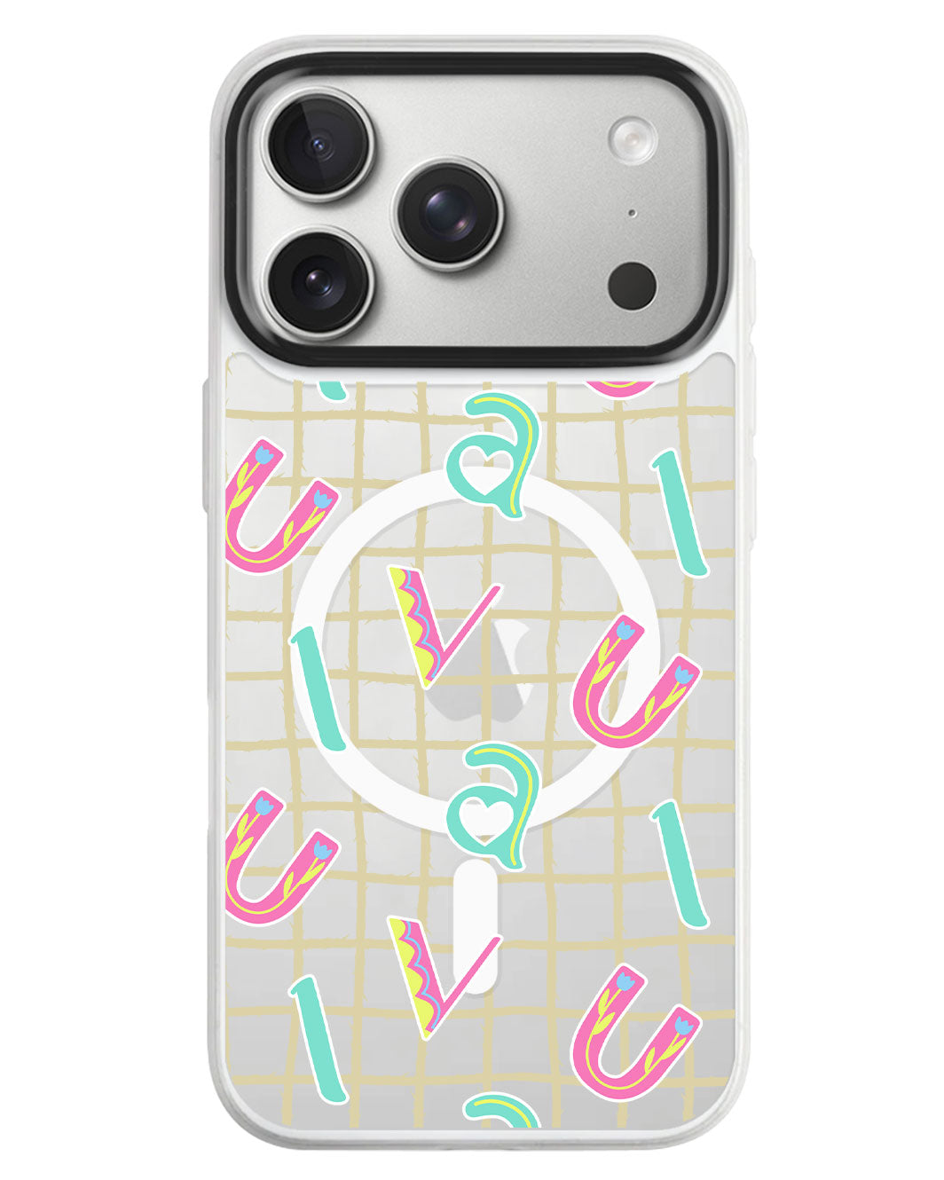 iPhone Rearguard MagSwap - Playful Monogram 6.0