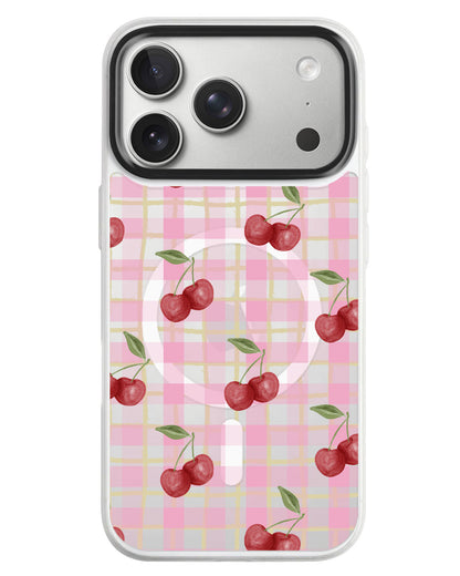 iPhone Rearguard MagSwap - Cherry Tartan