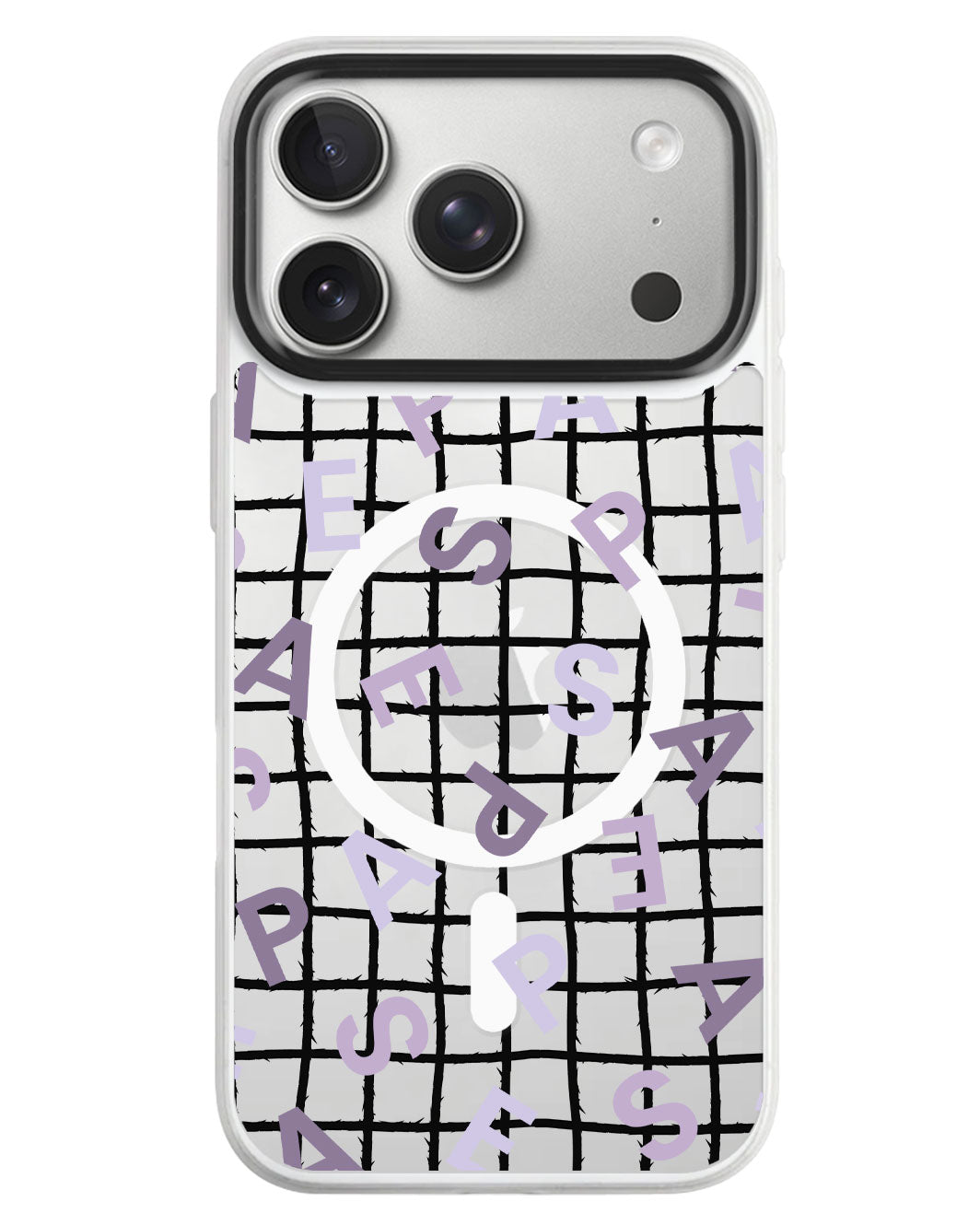 iPhone Rearguard MagSwap - Aespa Monogram