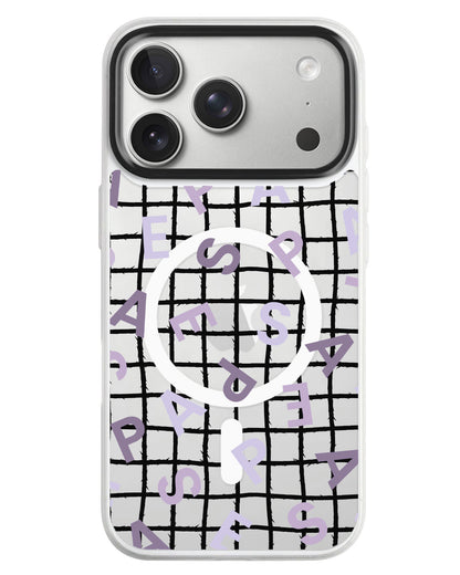 iPhone Rearguard MagSwap - Aespa Monogram