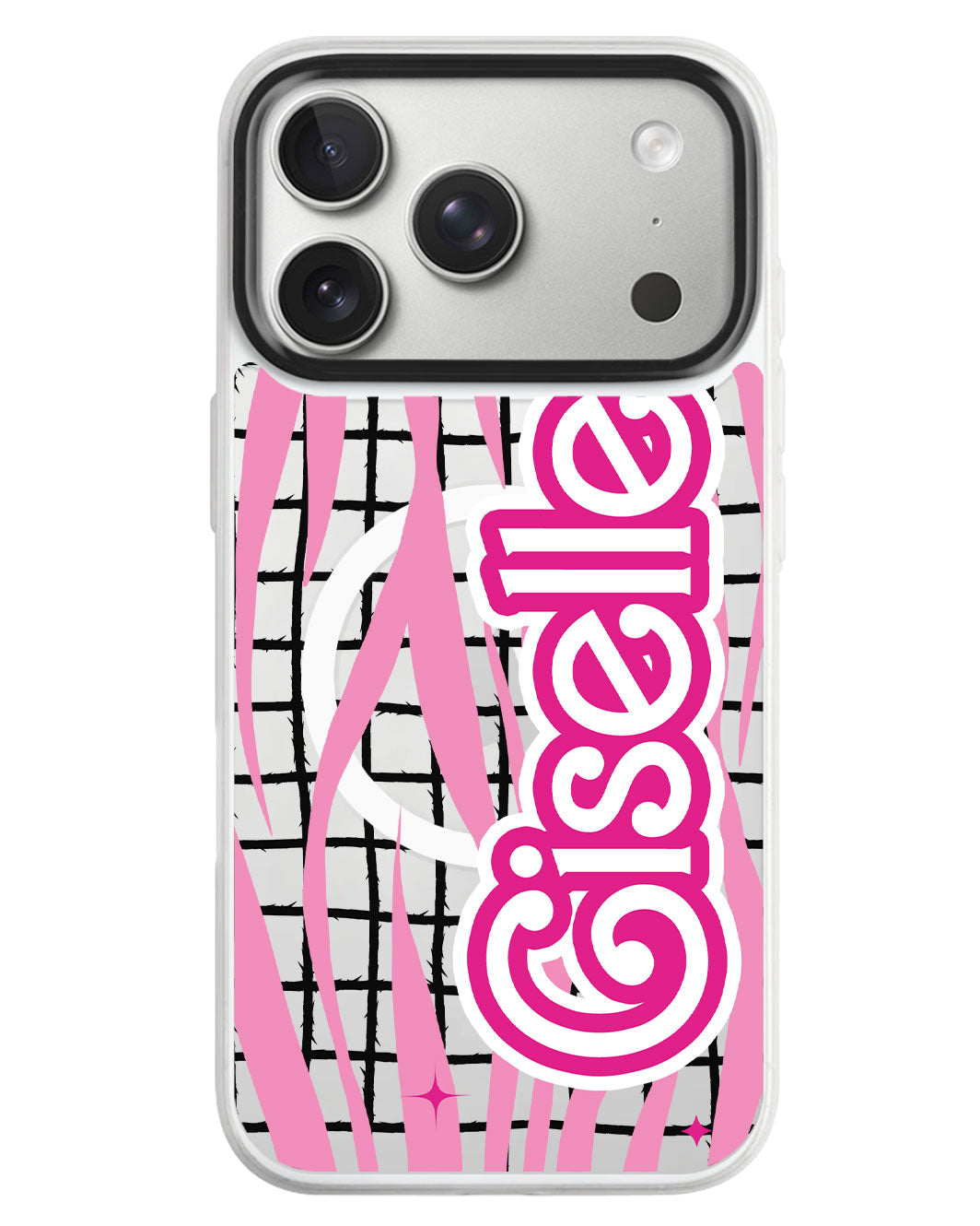 iPhone Rearguard MagSwap - Barbie Zebra Pattern