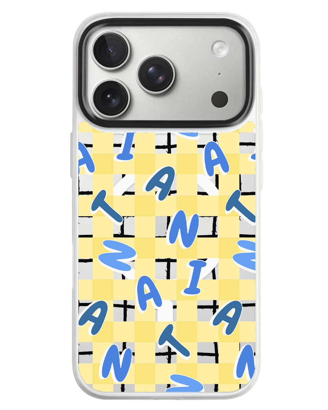 iPhone Rearguard MagSwap - Checkered Monogram 3.0