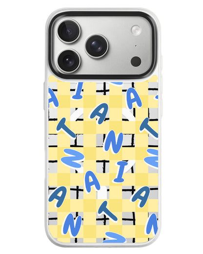 iPhone Rearguard MagSwap - Checkered Monogram 3.0