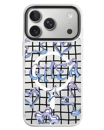 iPhone Rearguard MagSwap - Chrome Monogram 1.0