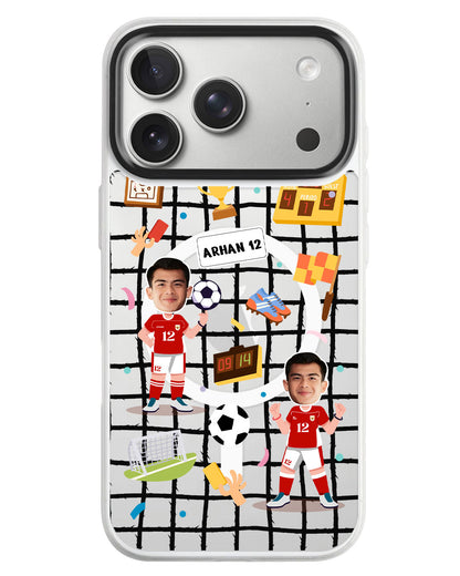 iPhone Rearguard MagSwap - Face Grid Dream Soccer