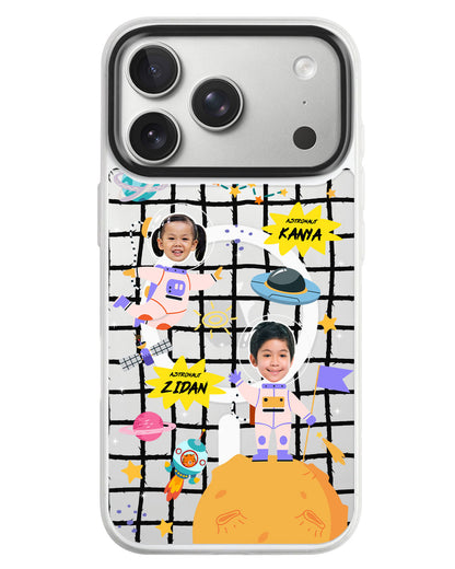 iPhone Rearguard MagSwap - Face Grid Dream Astronaut