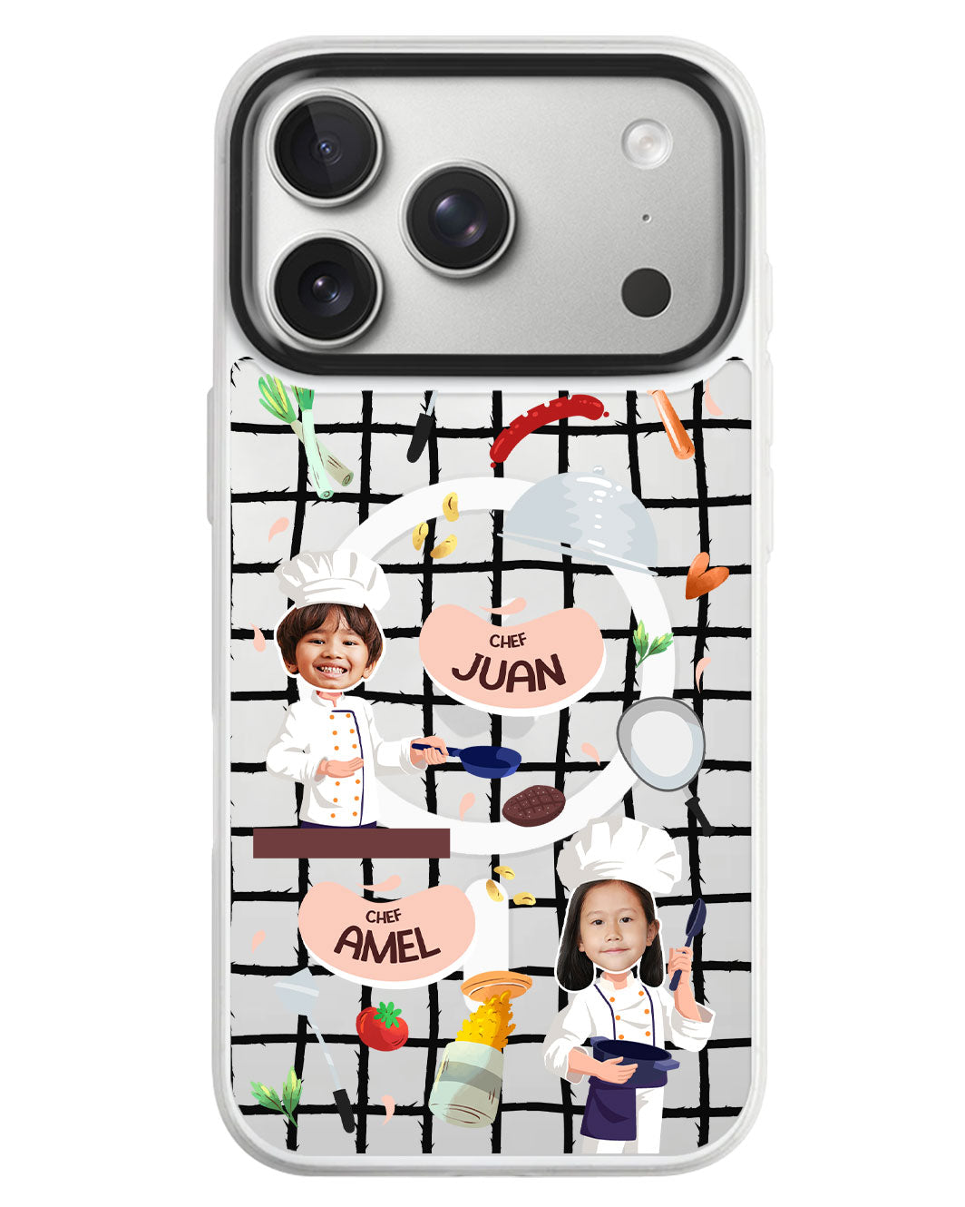 iPhone Rearguard MagSwap - Face Grid Dream Chef