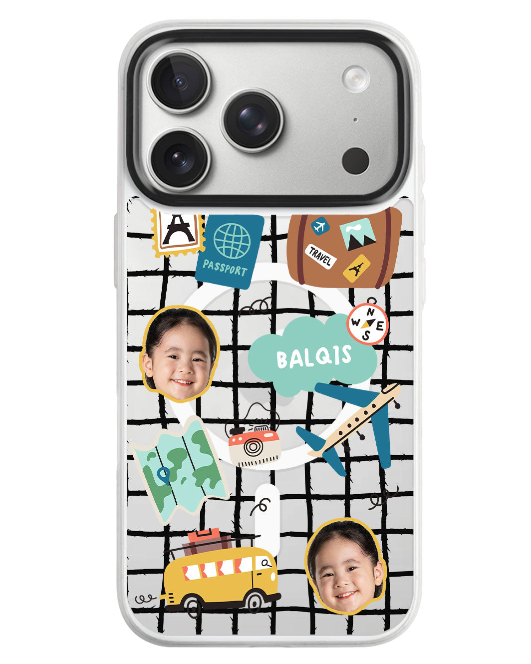 iPhone Rearguard MagSwap - Face Grid Travel