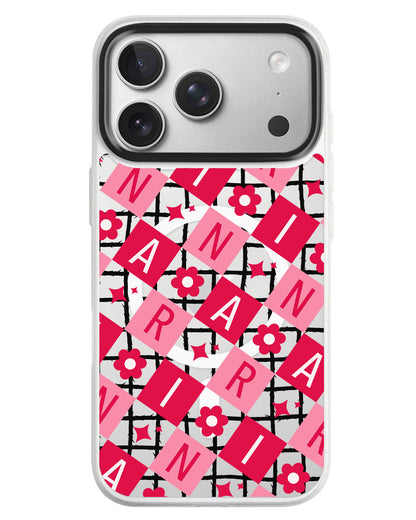 iPhone Rearguard MagSwap - Flower Grid Monogram 1.0