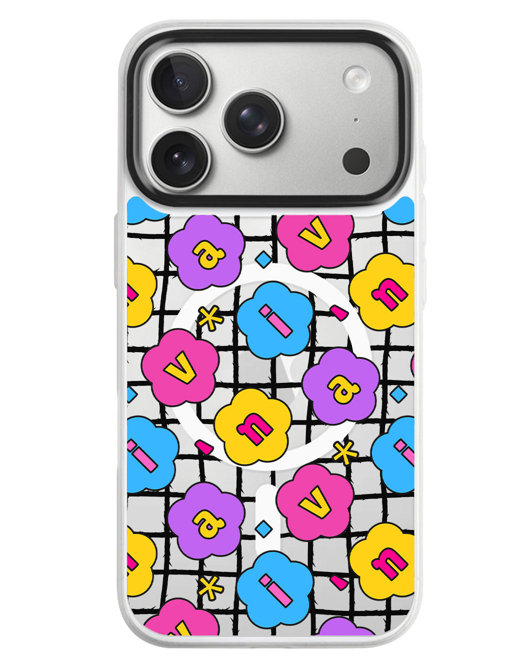 iPhone Rearguard MagSwap - Flower Petals Monogram 4.0