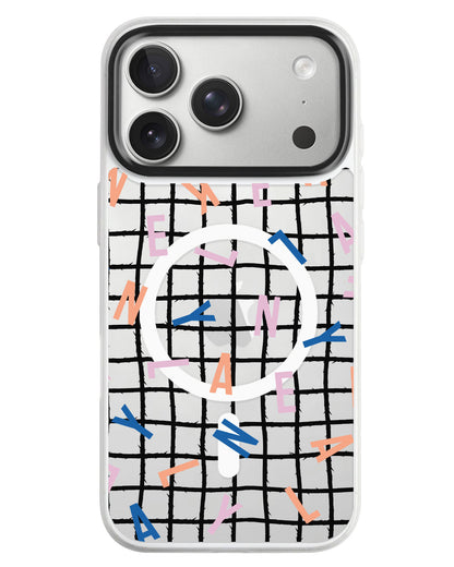 iPhone Rearguard MagSwap - Monogram 1.0 Rainbow