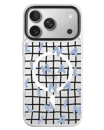 iPhone Rearguard MagSwap - Monogram 2.0 Blue