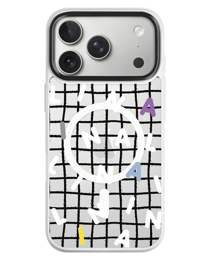 iPhone Rearguard MagSwap - Monogram 2.0 Putih