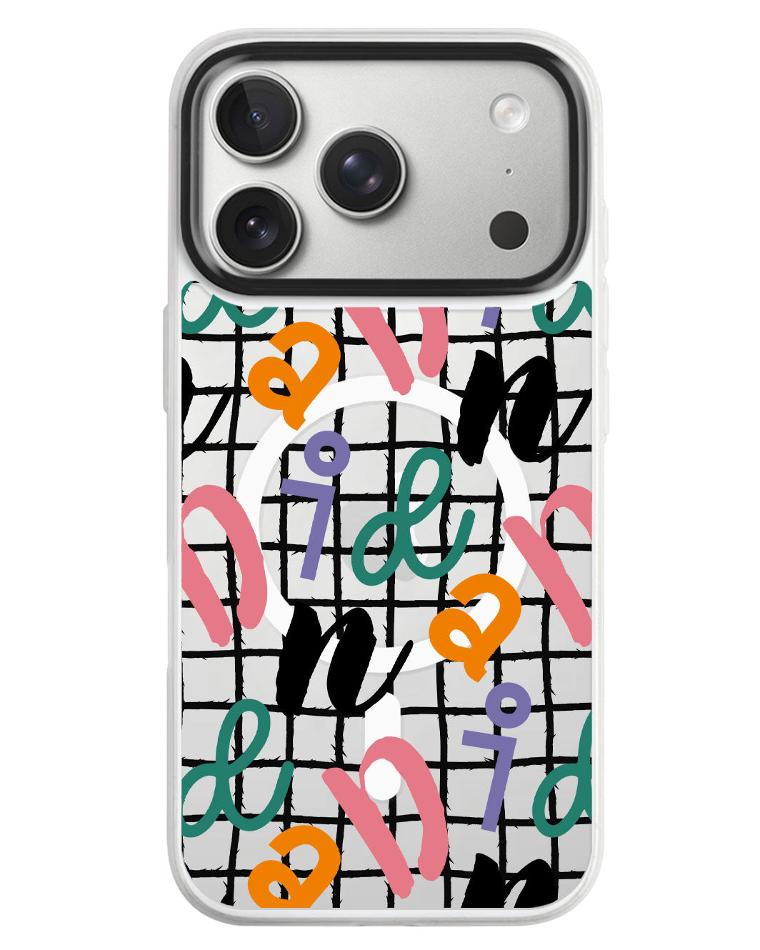 iPhone Rearguard MagSwap - Playful Monogram 3.0
