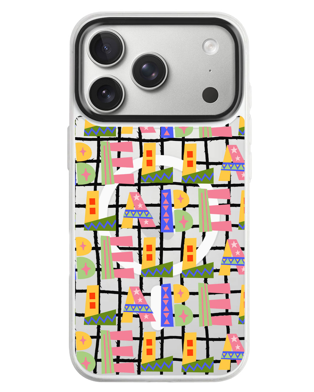 iPhone Rearguard MagSwap - Playful Monogram 5.0