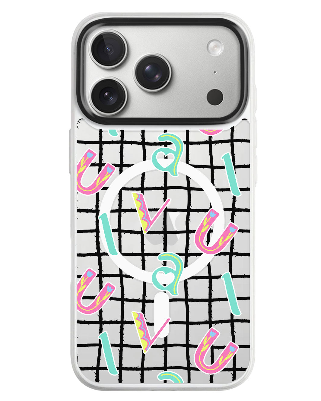iPhone Rearguard MagSwap - Playful Monogram 6.0