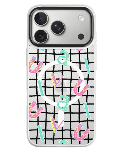 iPhone Rearguard MagSwap - Playful Monogram 6.0