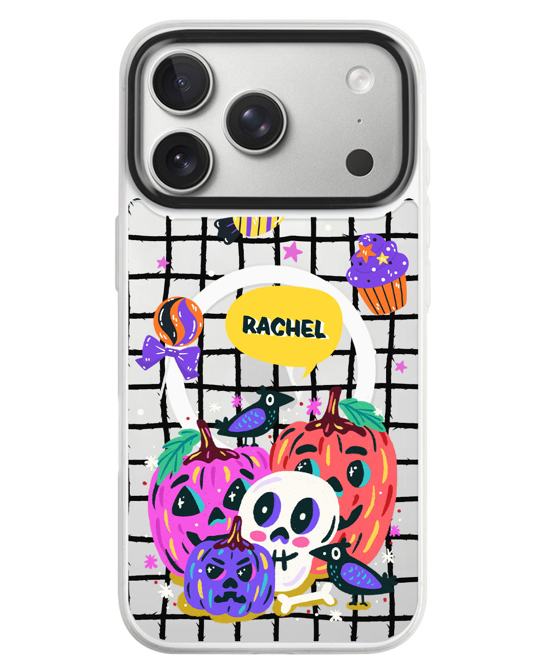iPhone Rearguard MagSwap - Pumpkins Monster