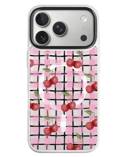 iPhone Rearguard MagSwap - Cherry Tartan