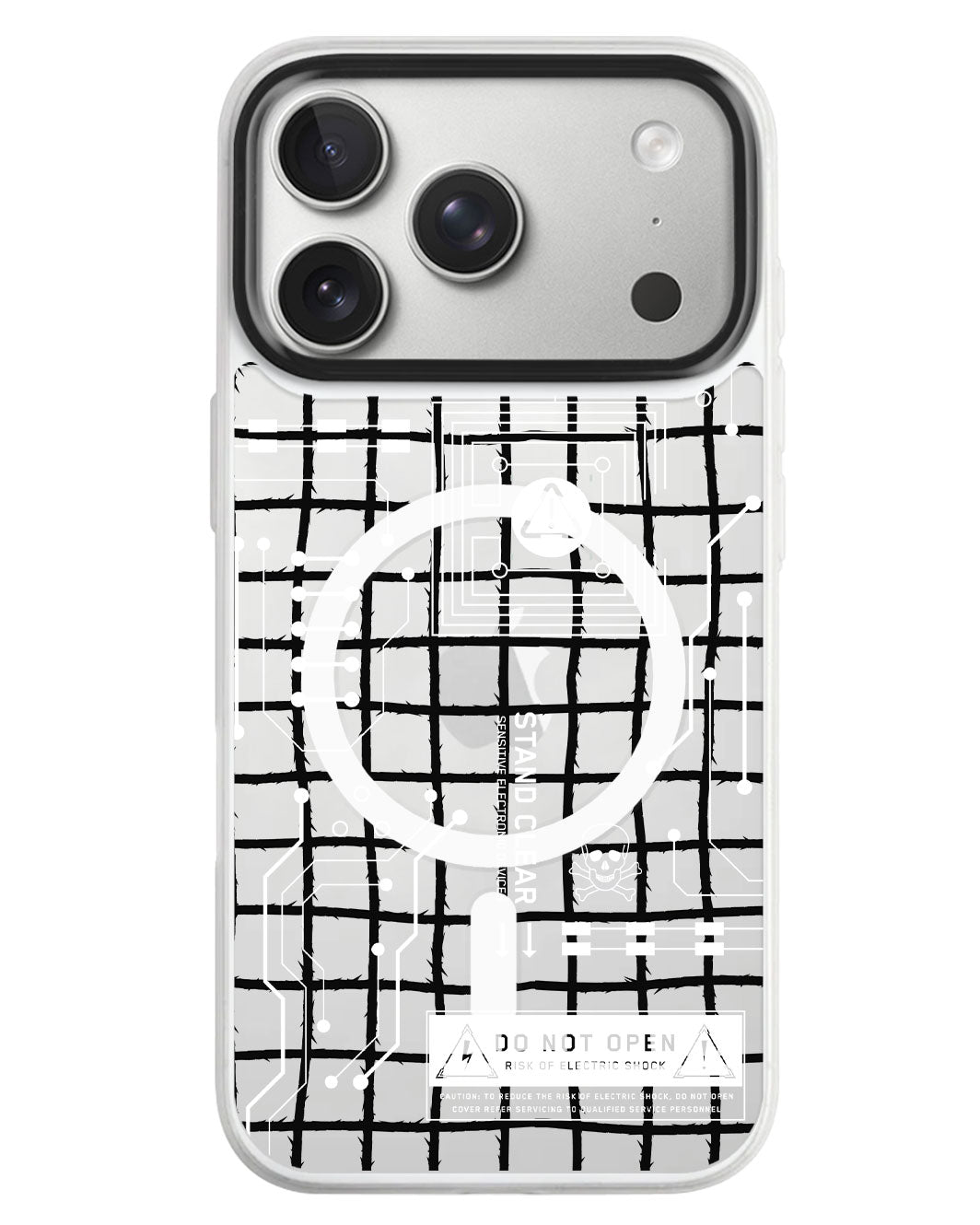 iPhone Rearguard MagSwap - Circuit White